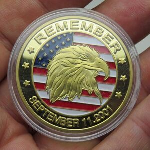 18k Gold September 11 Coin
